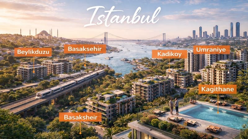 خرید خانه در استانبول ؛ بهترین مناطق استانبول برای خرید ملک