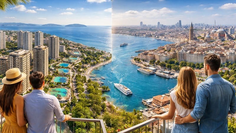 خرید خانه در استانبول ؛ قسمت آسیایی و اروپایی استانبول