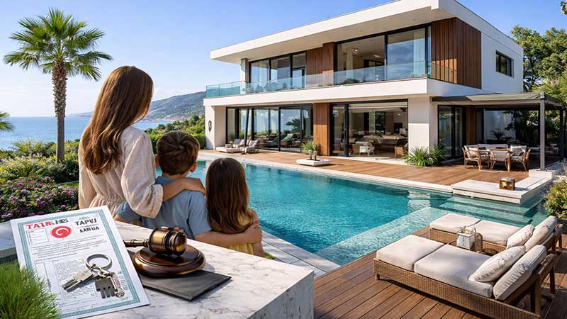 خرید ویلا در ازمیر ؛ خرید ویلا با سند رسمی