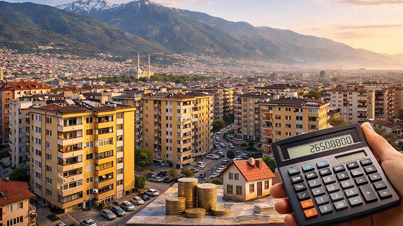 قیمت آپارتمان در بورسا ترکیه ؛ آپارتمان‌های اقتصادی در بورسا