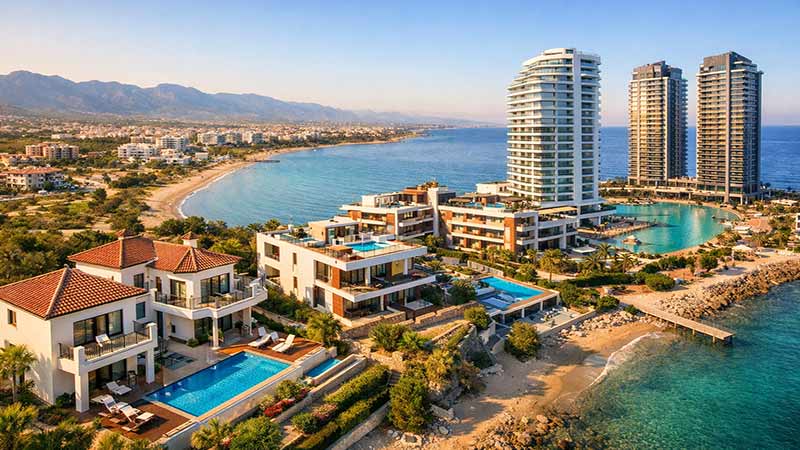 قیمت آپارتمان در قبرس شمالی ؛ انواع آپارتمان در قبرس