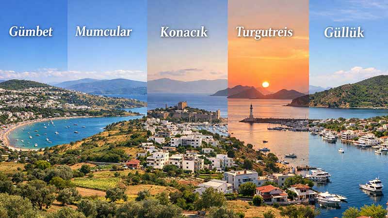 خرید خانه در بدروم ترکیه ؛ بهترین محله‌های بدروم برای خرید ملک