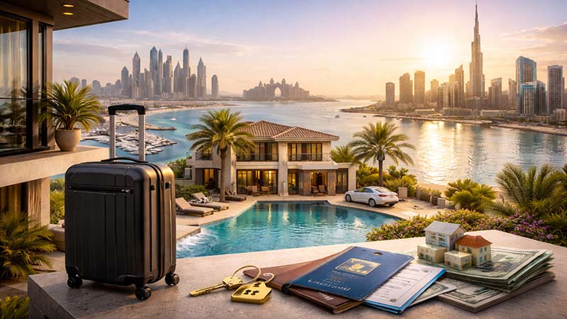 اقامت دبی از طریق خرید ملک ؛ مقایسه انواع ویزا در امارات