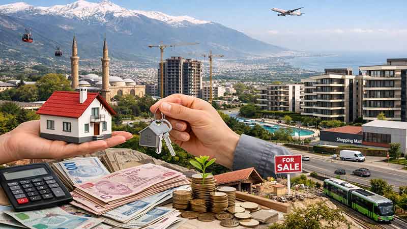 قیمت آپارتمان در بورسا ترکیه ؛ عوامل موثر بر قیمت‌ها