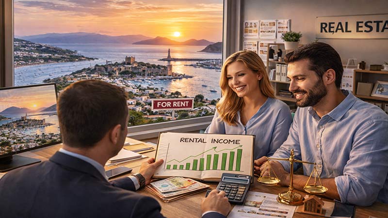 خرید خانه در بدروم ترکیه ؛ درآمد اجاره ملک